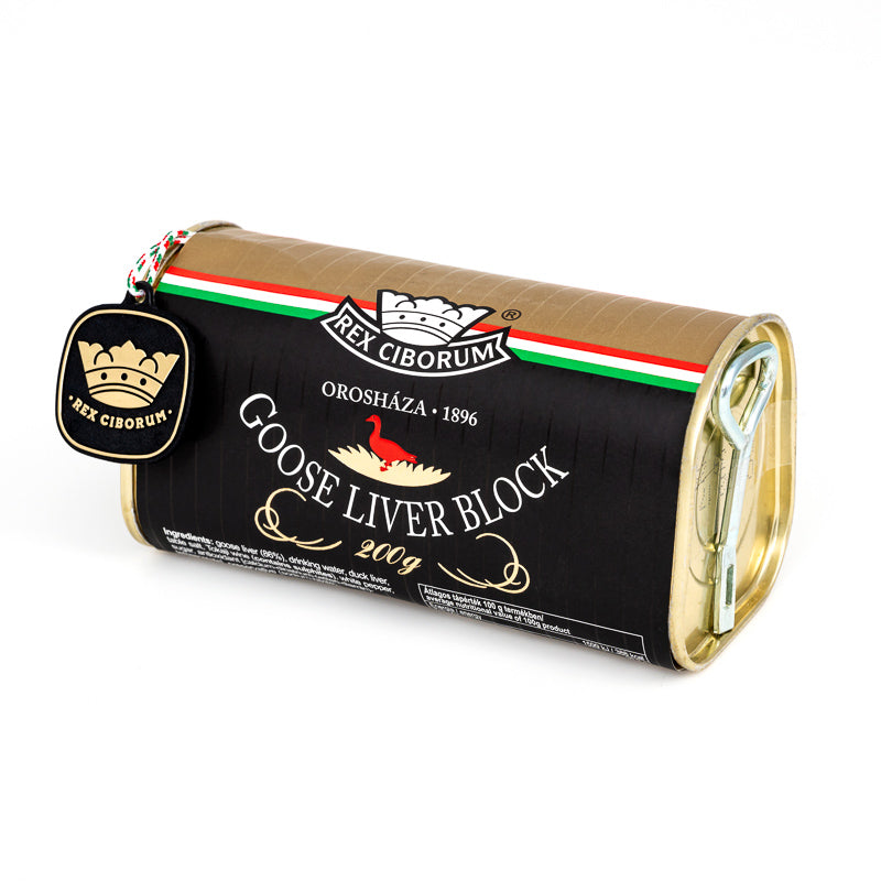 A block of Hungarian foie gras goose liver by Rex Ciborum.