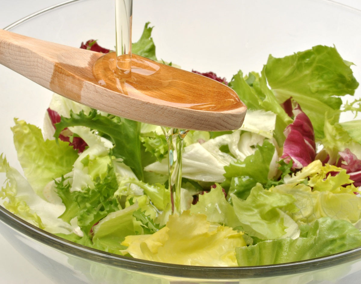 Cold-pressed grapeseed oil is the best oil for healthy salad dressings.