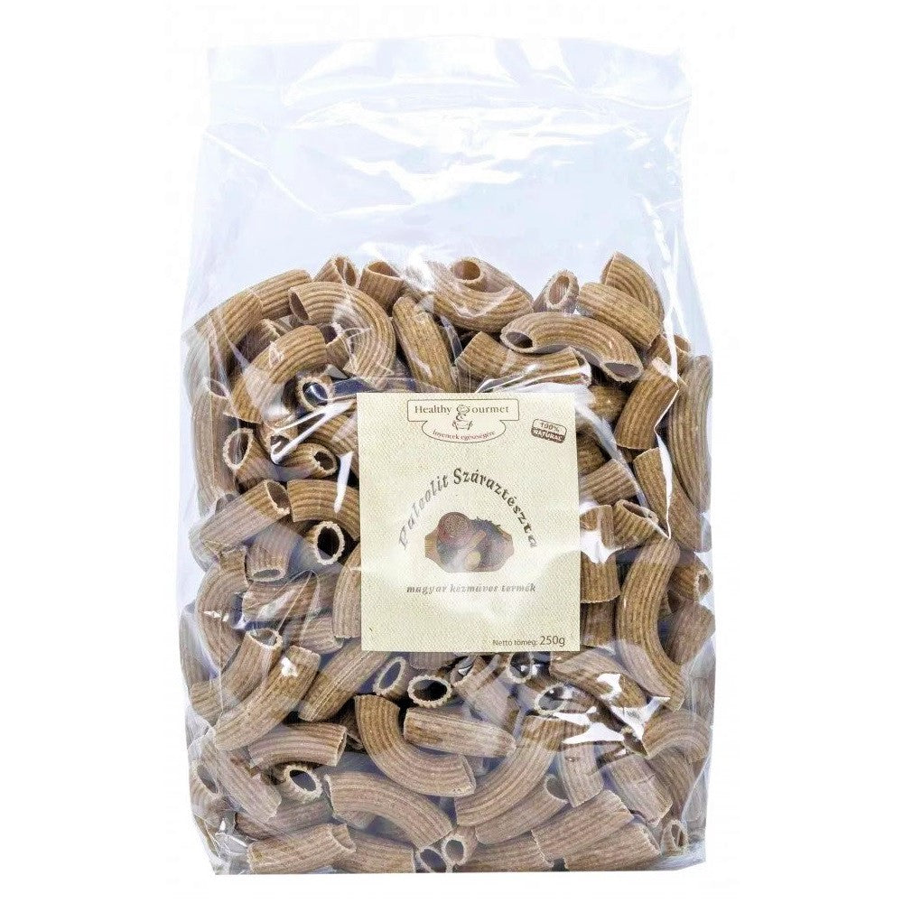 A pack of plantain pasta, these gluten-free and paleo friendly penne noodles are high in protein.