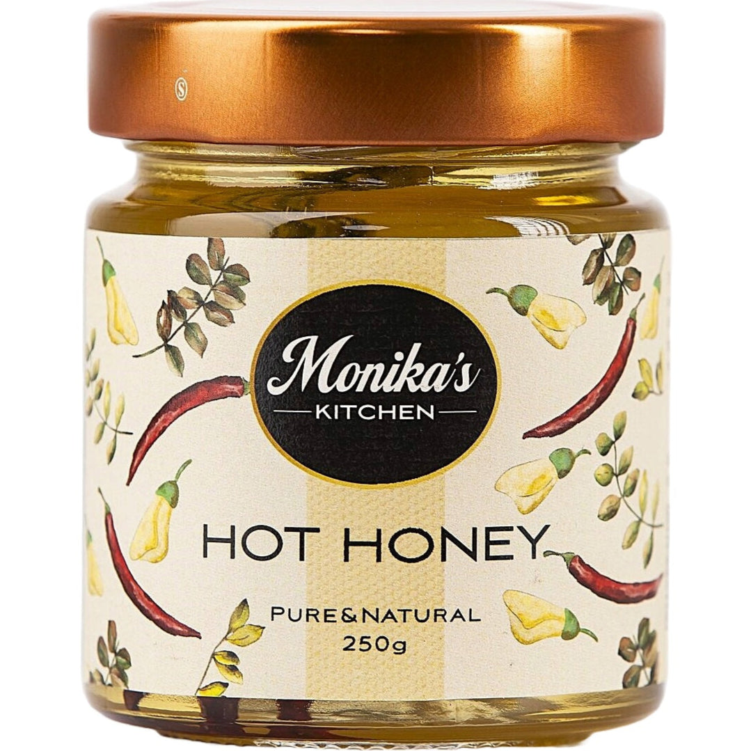 A jar of hot honey.