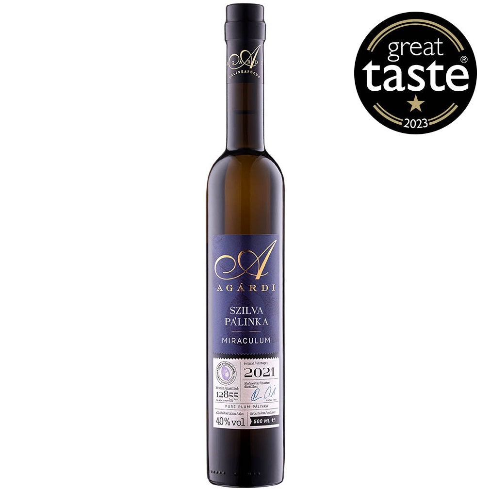 A bottle of szilva pálinka, this is the best Hungarian plum brandy.