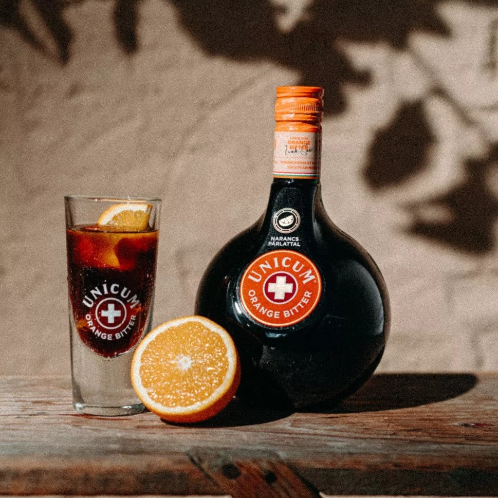 Orange Bitter is a herbal liqueur distilled on a fruit bed. It is the best apéritif drink with ice or use as a cocktail mixer in recipes.