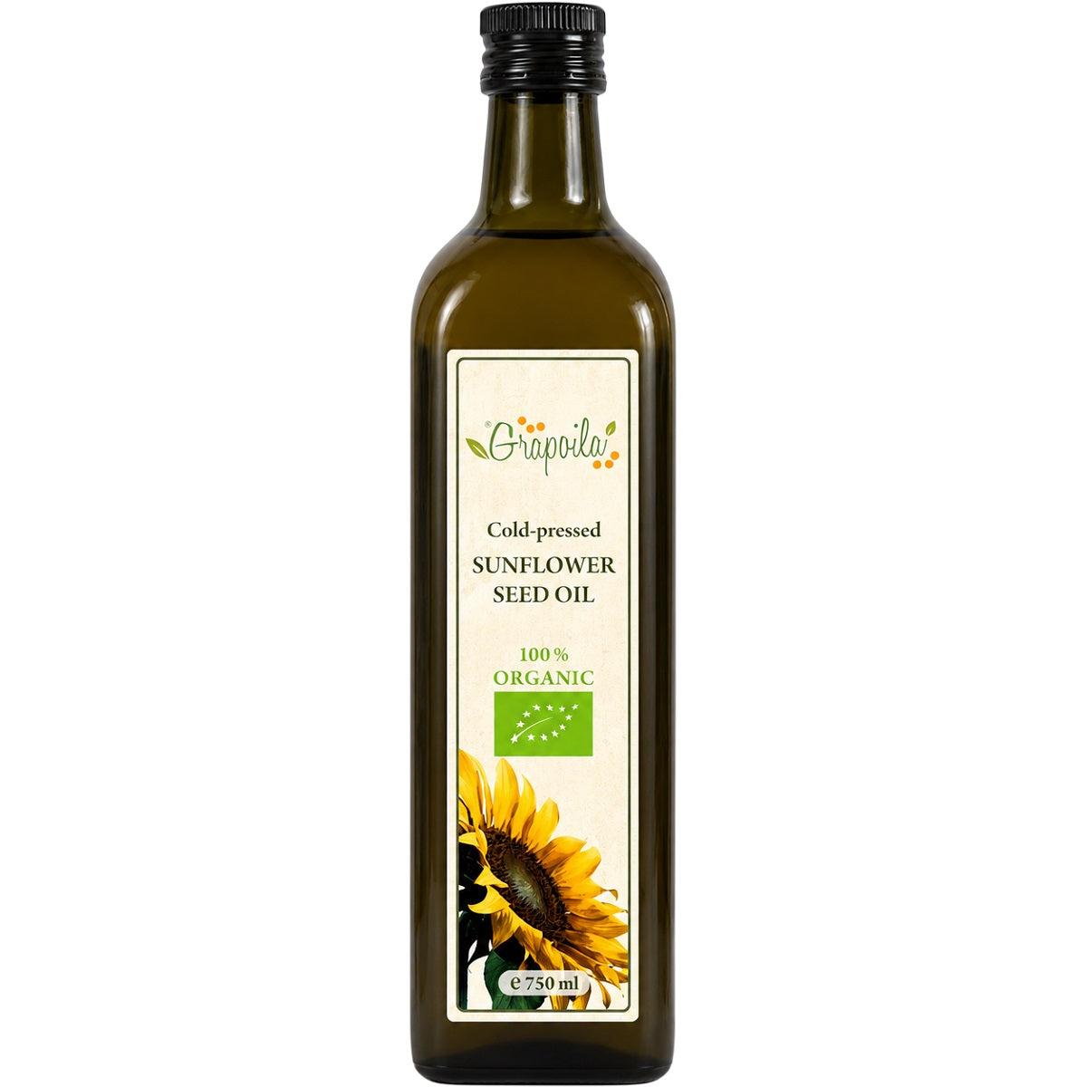 Organic Cold Pressed Sunflower Oil 750ml  Best of Hungary