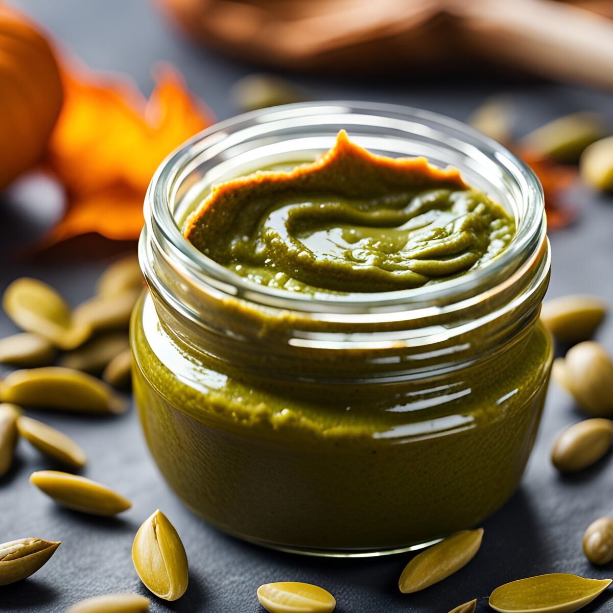 Pumpkin seed butter from cold-pressed raw seeds, this is a healthy spread rich in vegan protein.