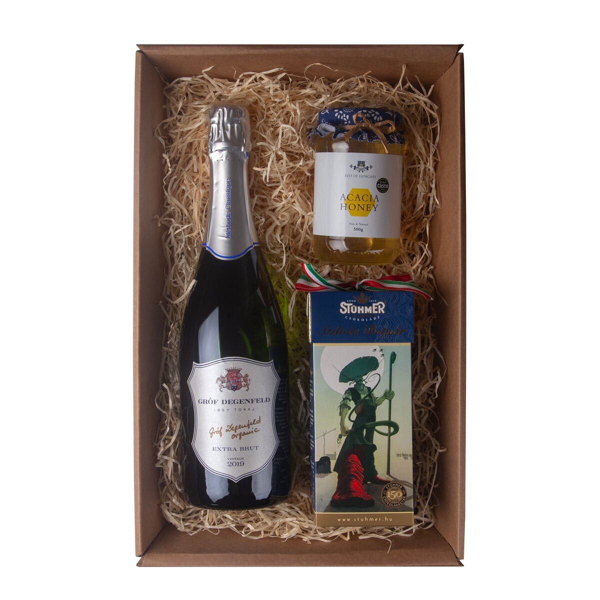 A Thank You gift hamper basket, this is the best food and wine present to express your gratitude.