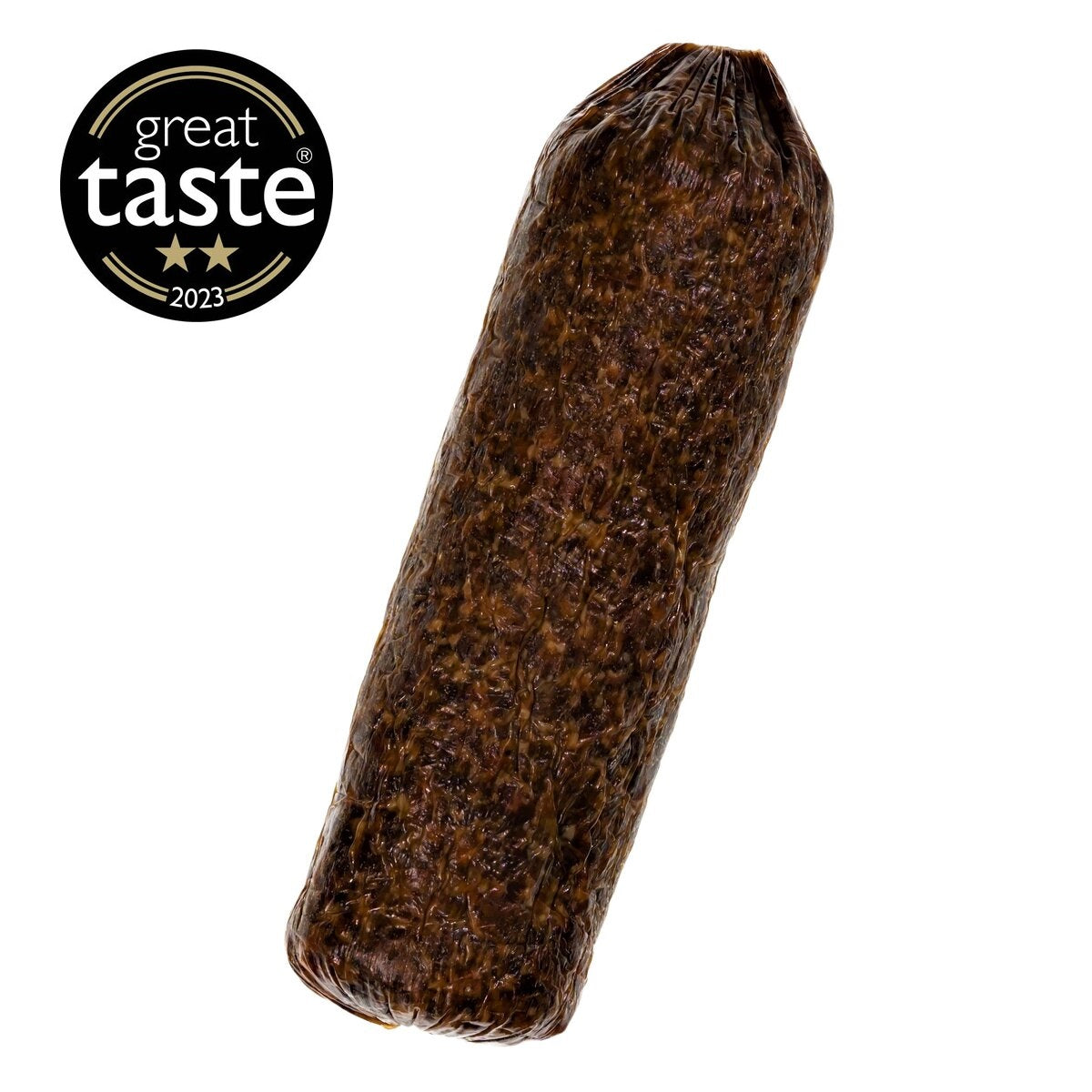 A venison salami, this premium charcuterie is made with free-range venison meat and paprika powder.
