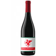 A bottle of Bull's Blood red wine with the Celtic Welsh dragon on the label.