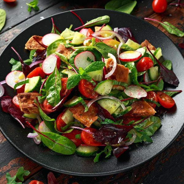 Healthy salad dressing recipe made using organic corn oil.