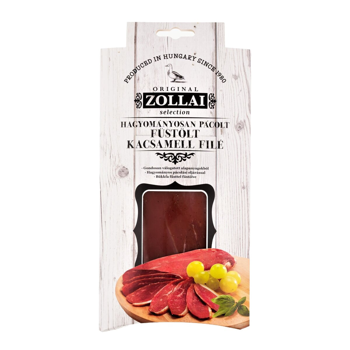 A pack of smoked duck breast from premium duck meat.