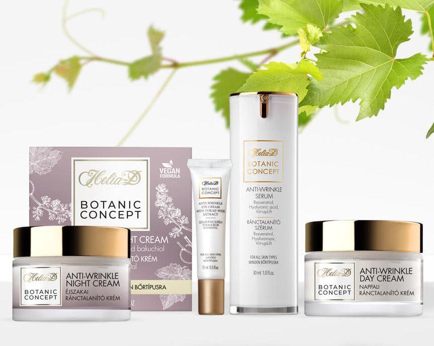 A selection of the best vegan anti-wrinkle and anti-ageing day and night creams.