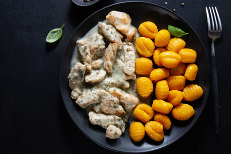 An easy sweet potato gnocchi recipe, this gluten-free vegetarian pasta is made using the best sweet potato flour.