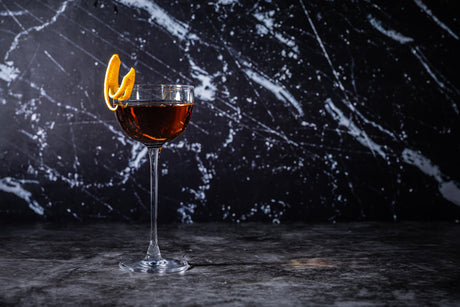Manhattan cocktail recipe using Hungarian Tokaji Aszu wine from Budapest's St Andrea Skybar.