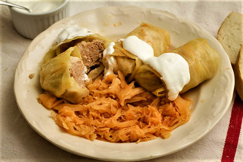 Töltött Káposzta - Hungarian Stuffed Cabbage