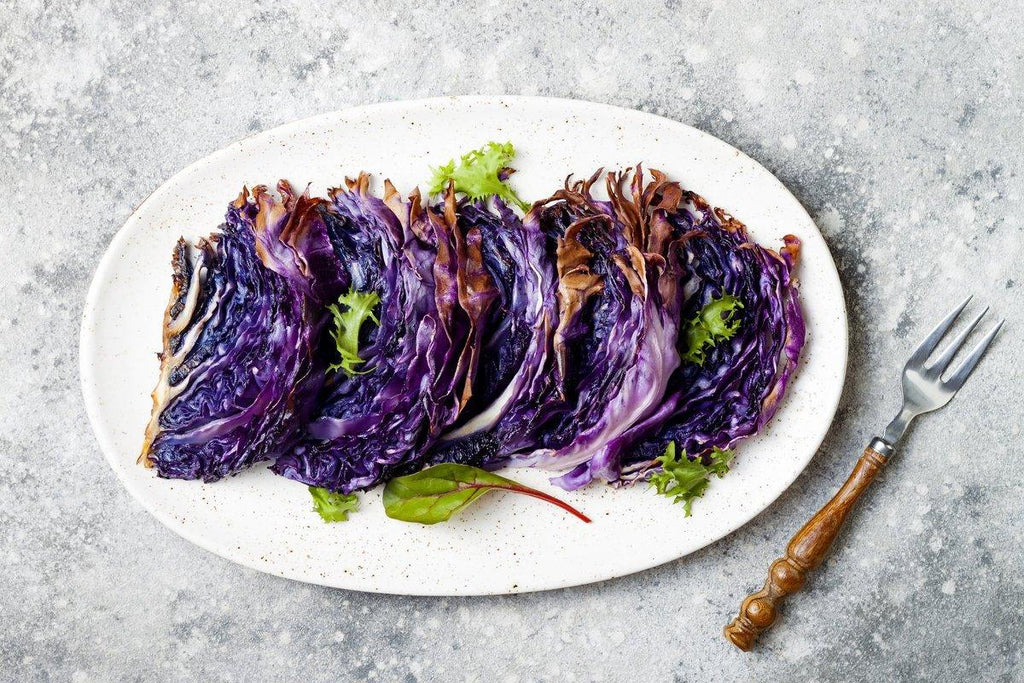 Roasted Red Cabbage with Honey-Mustard Vinaigrette | Best of Hungary