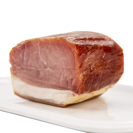 Angolszalonna, a piece of smoked back bacon.