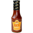 A jar of BBQ ketchup BBQ ketchup, this is a Texas-style barbecue sauce made with Worcestershire sauce.