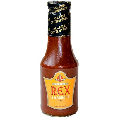 A jar of BBQ ketchup BBQ ketchup, this is a Texas-style barbecue sauce made with Worcestershire sauce.