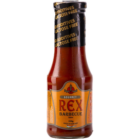 A jar of BBQ ketchup BBQ ketchup, this is a Texas-style barbecue sauce made with Worcestershire sauce.