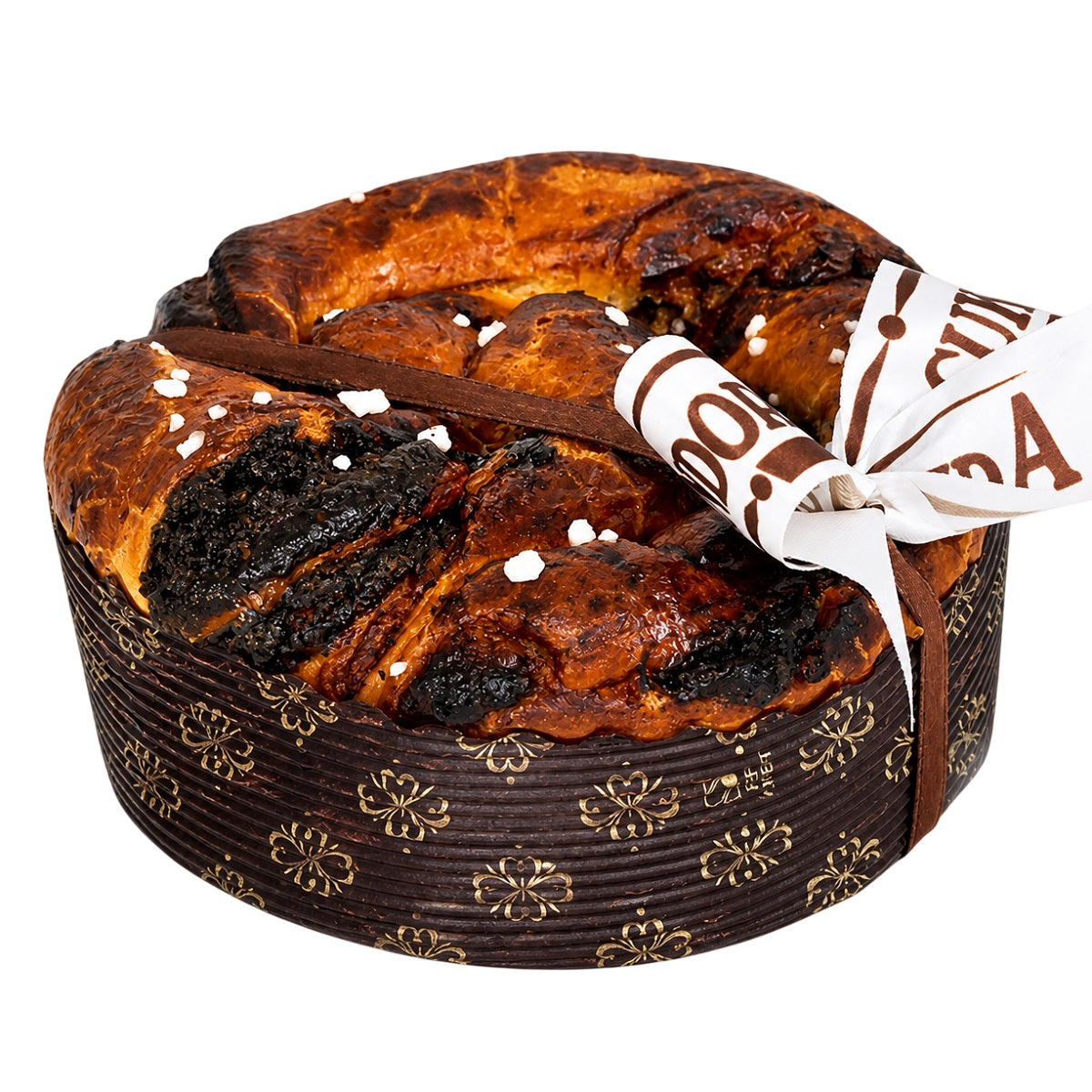 A beigli cake, this is a traditional Hungarian poppy seed cake.