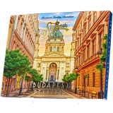Stühmer Budapest chocolate bonbon with an image of St Stephens' Dome.