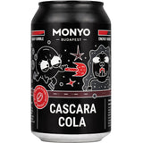 Can of cascara cola, a sparkling drink made with dried coffee cherry husks.