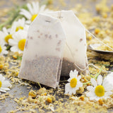 Chamomile tea bags from wild flowers have a range of health benefits.