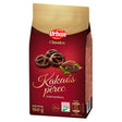 A packet of chocolate pretzels.