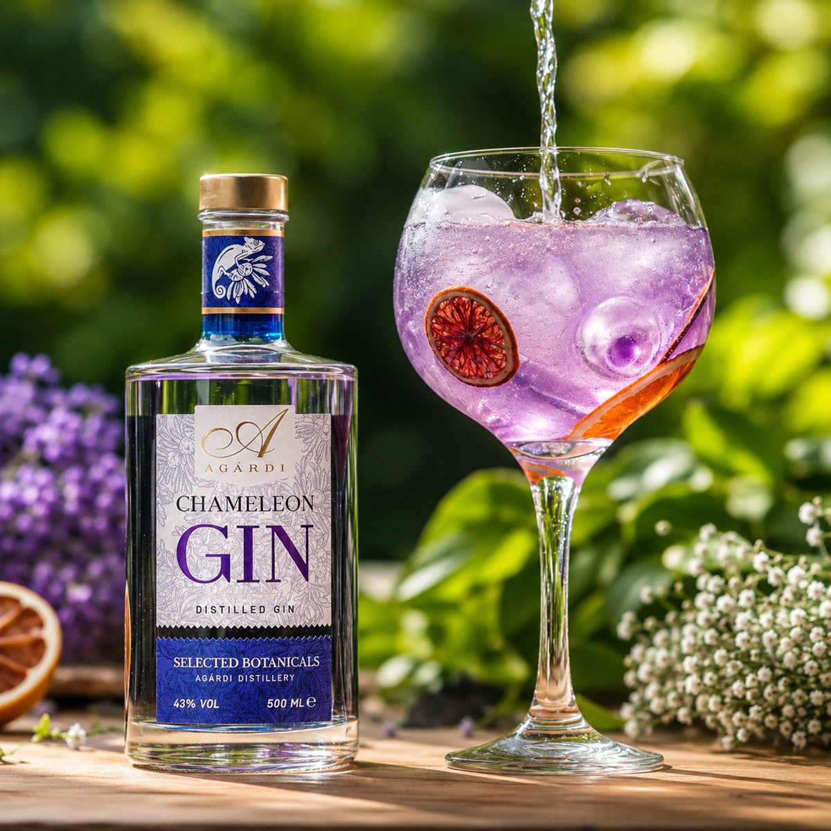 Chameleon Colour Changing Gin 0.5l – Best of Hungary