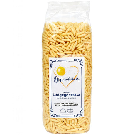 Csigatészta, also known as Lúdgége, is a traditional Hungarian pasta similar to an Italian Garganelli.