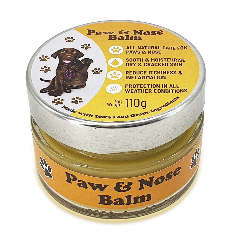 A tin of dog paw and nose balm.