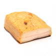 A piece of mangalitsa szalonna pork lardo.