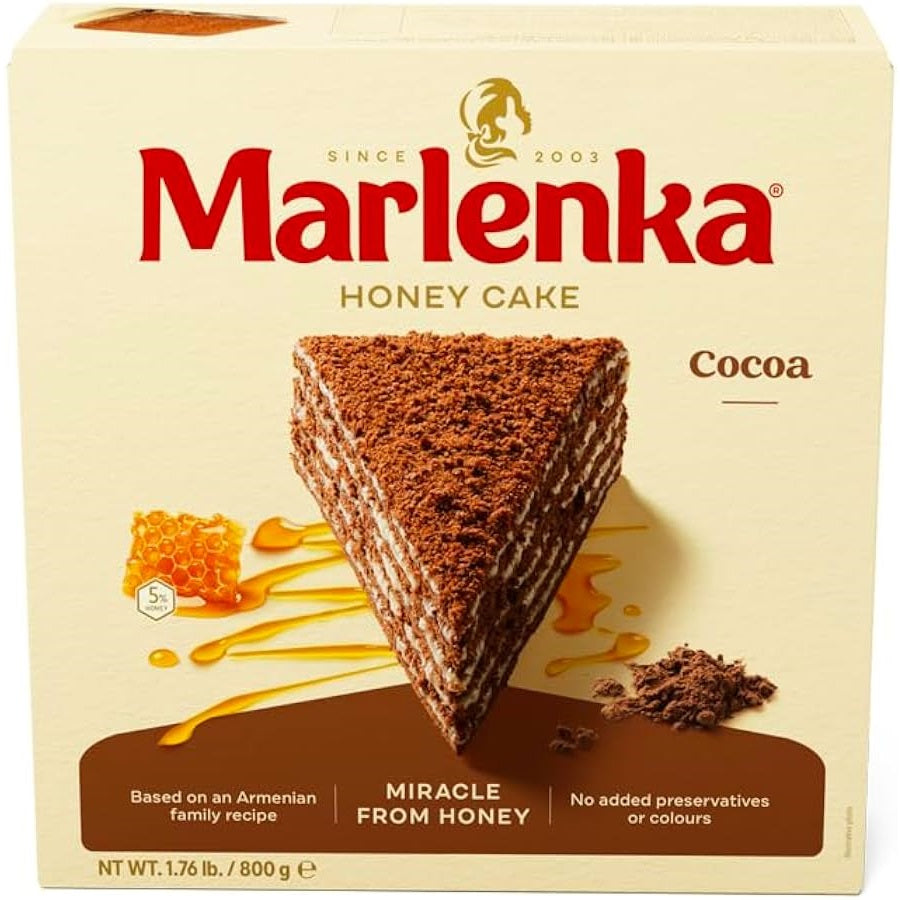 A box of Marlenka cake.