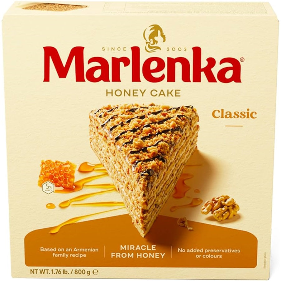A Marlenka honey cake made using a traditional Armenian family recipe.