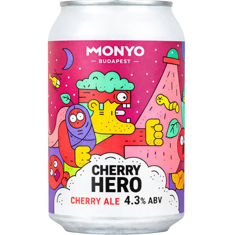 Can of cherry beer from Monyo Brewery.