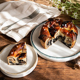 A traditional Hungarian poppy seed cake.