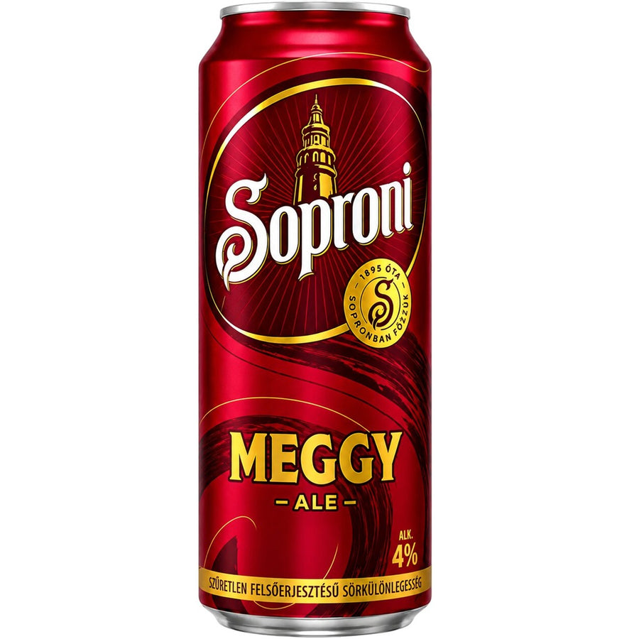 Soproni Sour Cherry Beer 0.5l - Hungarian Cherry Ale – Best of Hungary