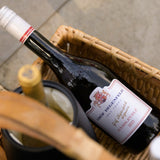 A bottle of Tokaji Harslevelu Hungarian white wine from the Grof Degenfeld Winery.