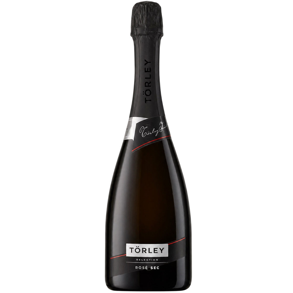 Bottle of Törley Selection Rosé Sec dry sparkling rose wine.