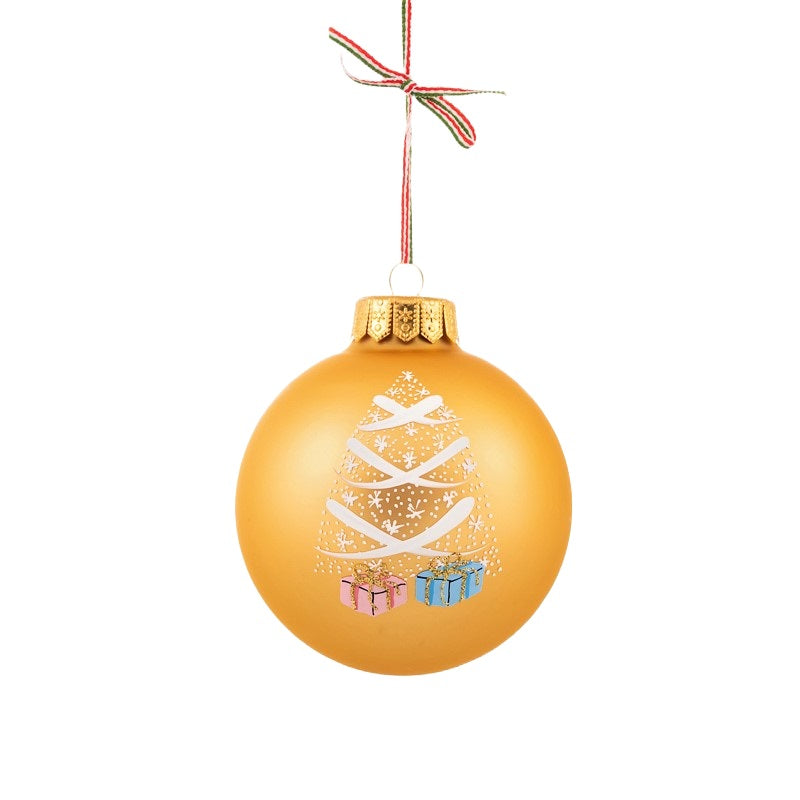 Gold Christmas Tree Decoration Bauble