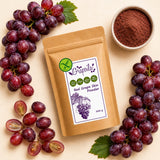 Grape skin powder is a natural health supplement extracted from red grape skins.