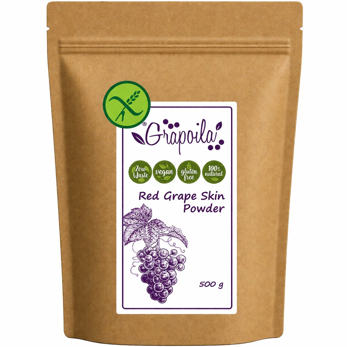Grape Skin Powder 500g - Red Grape Extract – Best of Hungary