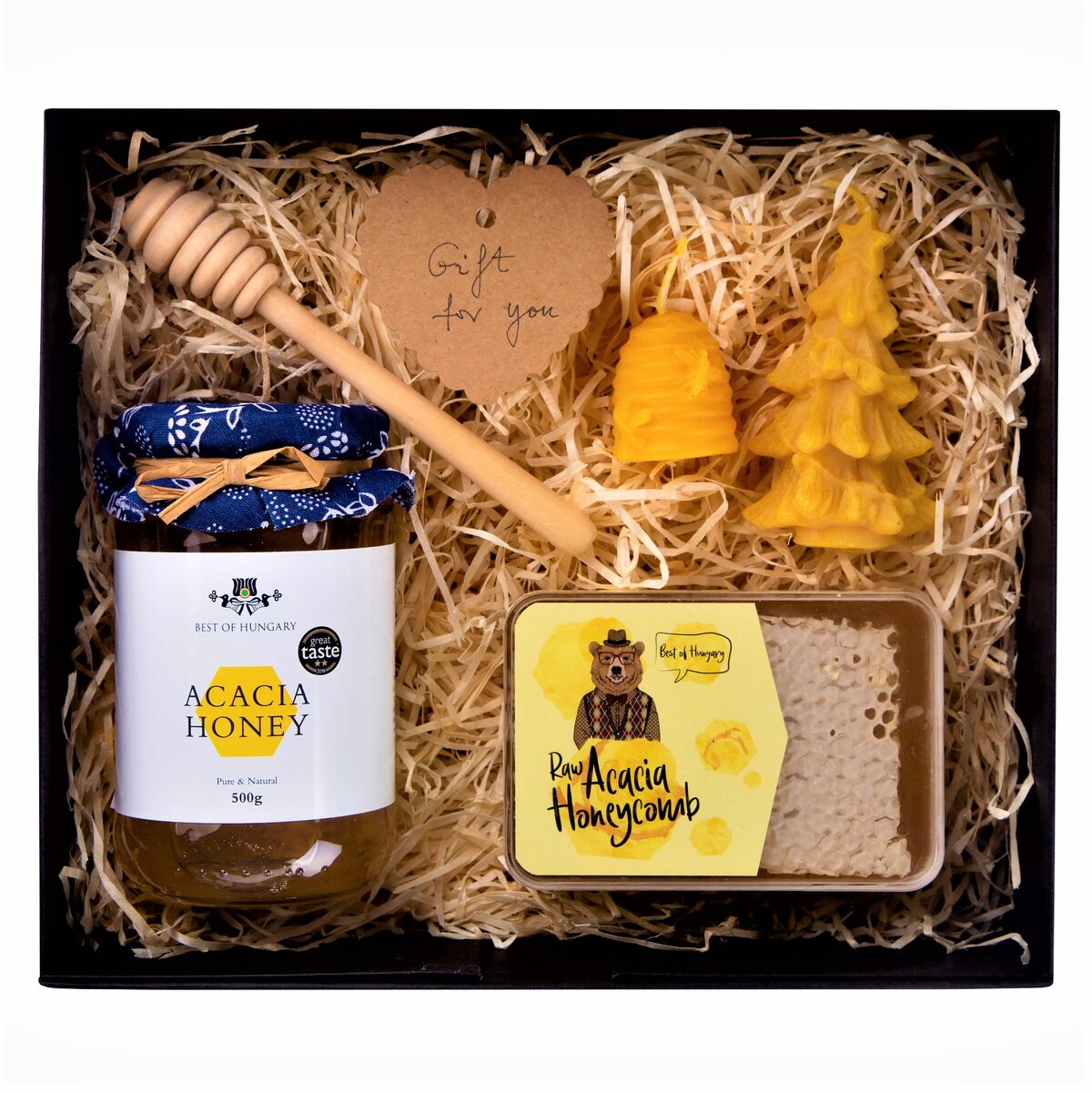 A honey gift hamper box, this is the best gourmet gift set.