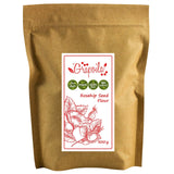 A pack of rosehip seed powder, it is the best natural supplement with health benefits, suitable for dogs and horses.