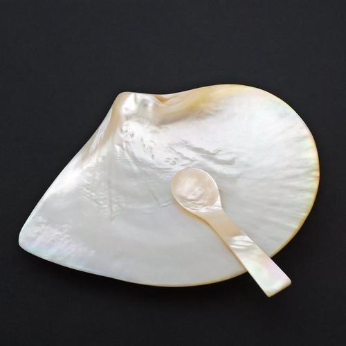 Mother of Pearl Caviar Plate and Spoon Set - Best of Hungary
